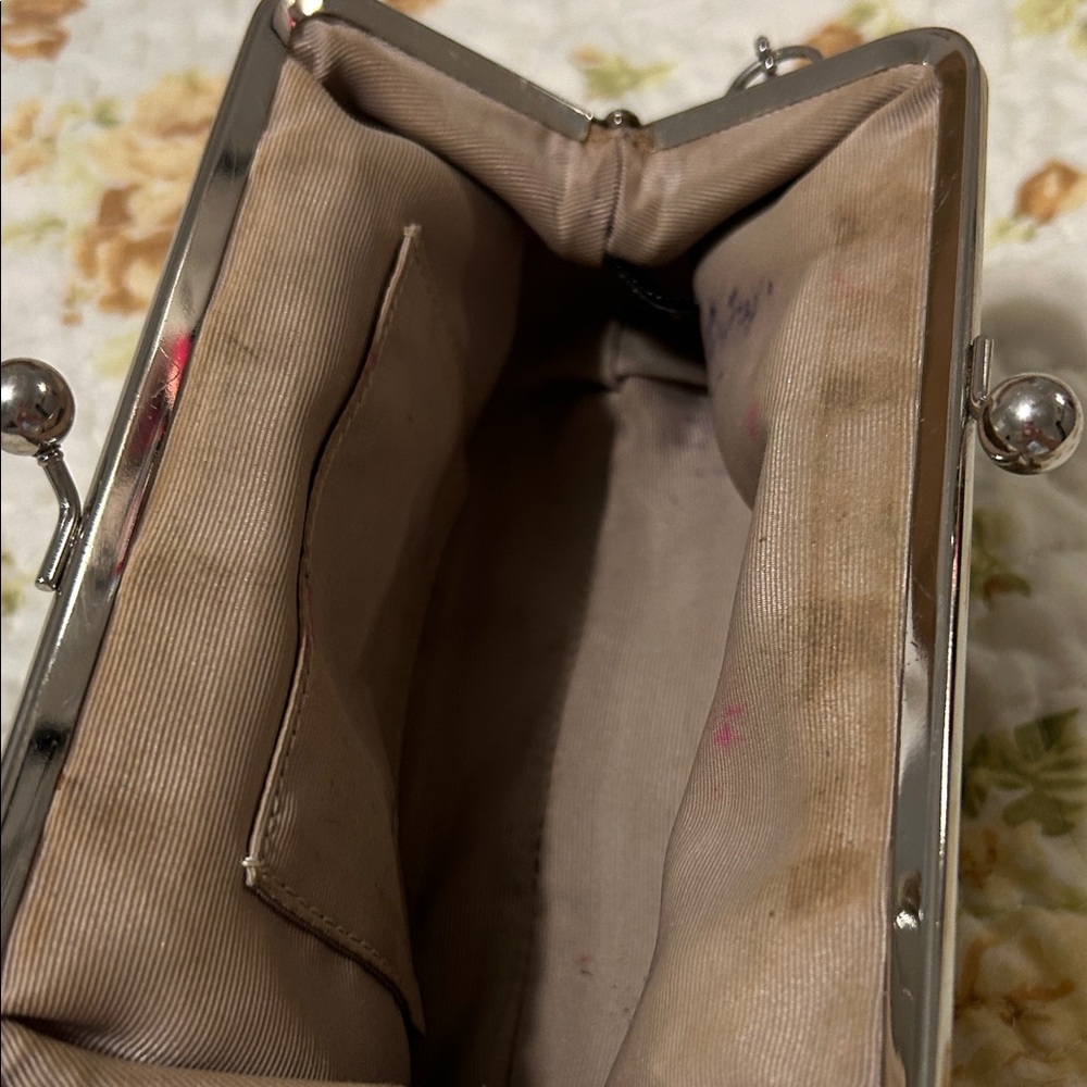 Elegant Brown Coach Clutch Bag 💛🩶— Used! - Picture 2 of 6